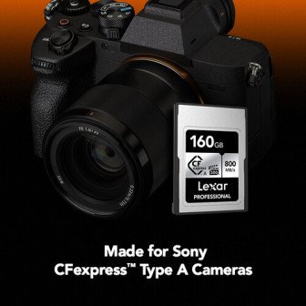 Lexar 160GB Professional CFexpress Type A Card SILVER Series Lexar 160GB Professional CFexpress Type A Card SILVER Series