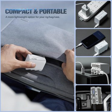 VILTROX NP-F970 Battery 6600mah with USB-C Charging Port VILTROX NP-F970 Battery 6600mah with USB-C Charging Port