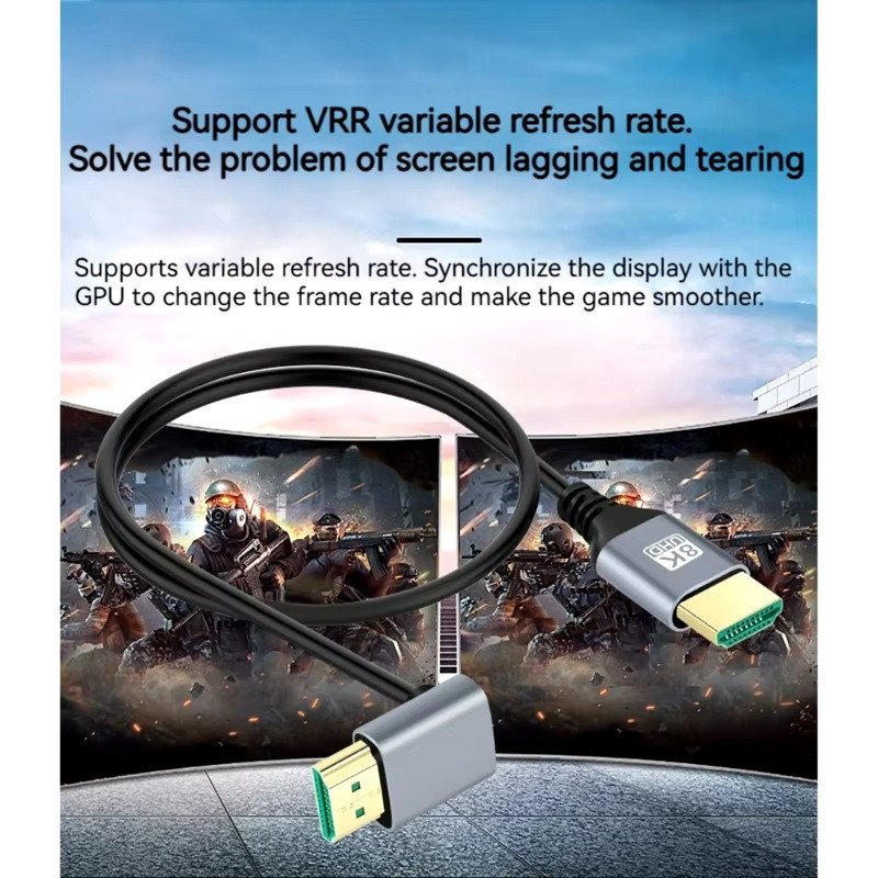 8K UHD HDMI TO HDMI Up 0.5m Cable