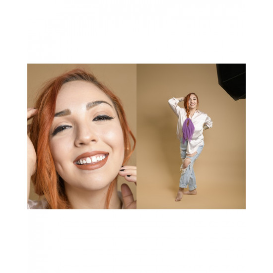 Background Paper Rolls 1.36x11mm Beig