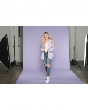 Background Paper Rolls 1.36x11mm Pruple