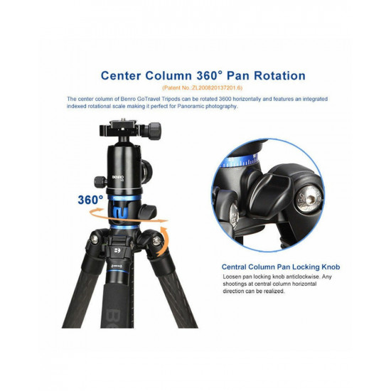 Benro GC268TV2 Tripod Carbon Fiber Reflexed Camera Stands Monopod With V2 Ballhead