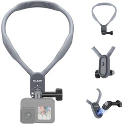 TELESIN Magnetic Neck Holder Mount for Action Cameras