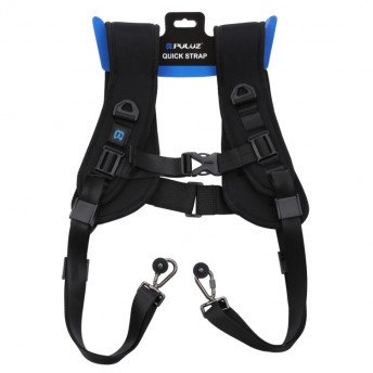 PULUZ Quick Release Double Shoulder Harness Soft Pad Decompression Foam Strap Belt PULUZ Quick Release Double Shoulder Harness Soft Pad Decompression Foam Strap Belt