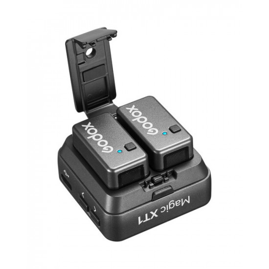 Godox Magic XT1-C 2-Person Wireless Microphone System with USB-C Adapter Godox Magic XT1-C 2-Person Wireless Microphone System with USB-C Adapter