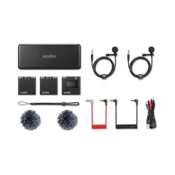 Godox Virso M2 2-Person Wireless Microphone System for Cameras and Smartphones Godox Virso M2 2-Person Wireless Microphone System for Cameras and Smartphones