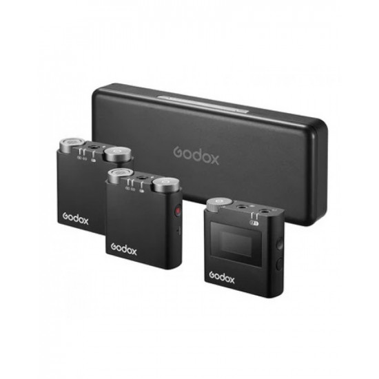 Godox Virso M2 2-Person Wireless Microphone System for Cameras and Smartphones Godox Virso M2 2-Person Wireless Microphone System for Cameras and Smartphones