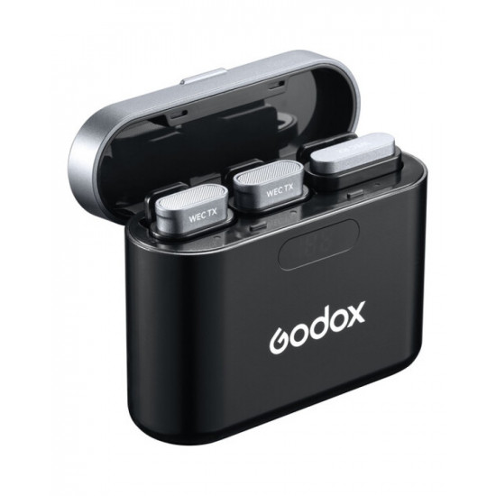 Godox WEC 2-Person Wireless Microphone System for Cameras and Mobile Devices (2.4 GHz)