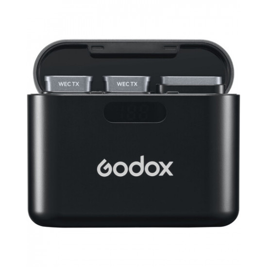 Godox WEC 2-Person Wireless Microphone System for Cameras and Mobile Devices (2.4 GHz)