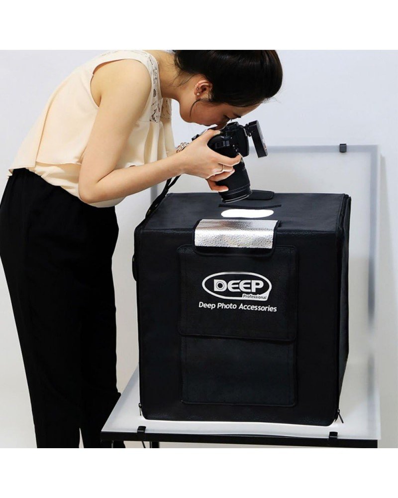 DEEP LED Studio-in-a-Box 60x60cm Bi-Color 3200K-5600K DEEP LED Studio-in-a-Box 60x60cm Bi-Color 3200K-5600K