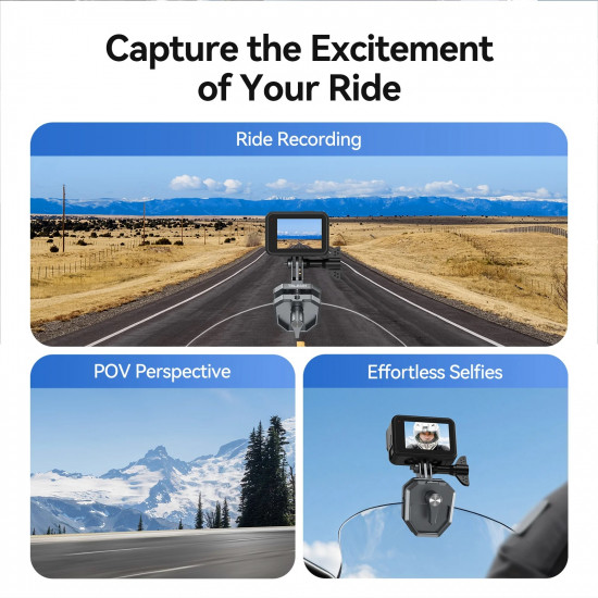 TELESIN Windshield Clamp Mount TELESIN Windshield Clamp Mount