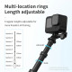 TELESIN Ultra Light No Bending Carbon Fibre Selfie Stick For Action Cameras 3M