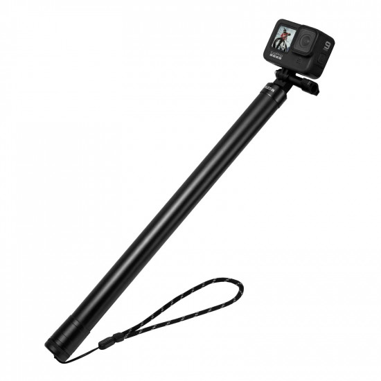 TELESIN Ultra Light No Bending Carbon Fibre Selfie Stick For Action Cameras 3M