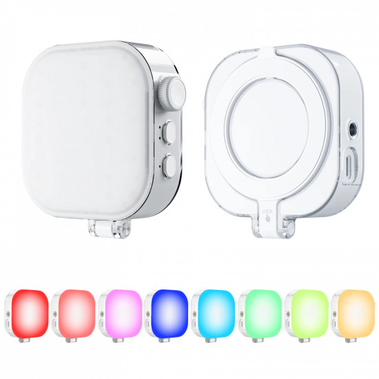 TELESIN RGB Light Mobile Phone Magnetic Ice Cube Lamp