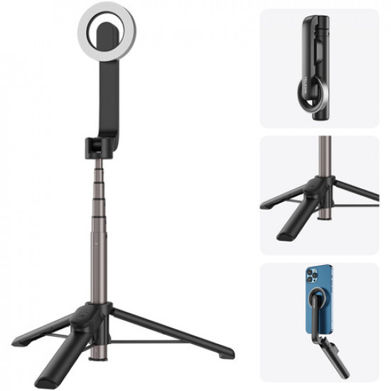 TELESIN Magnetic Bluetooth Selfie Stick for iPhone