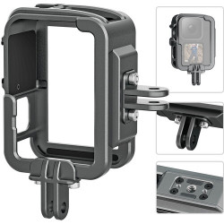 TELESIN Aluminum Cage with Vertical Frame for GoPro HERO 13/12/11/10/9 TELESIN Aluminum Cage with Vertical Frame for GoPro HERO 13/12/11/10/9