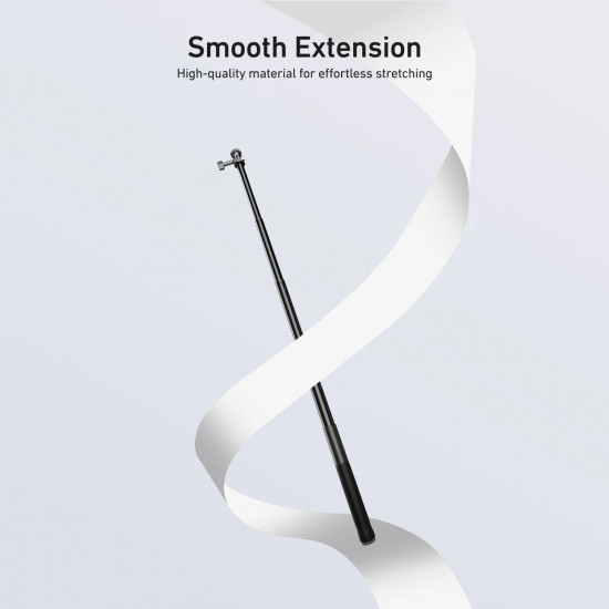 TELESIN High-Strength Aluminum Alloy Selfie Stick 90cm