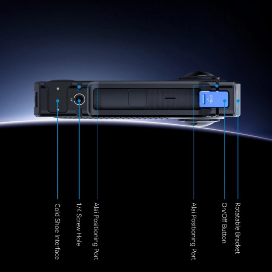 TELESIN Full Metal Expansion Cage For Insta360 X4 TELESIN Full Metal Expansion Cage For Insta360 X4