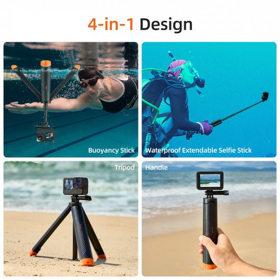 TELESIN Floating Tripod Selfie Stick TELESIN Floating Tripod Selfie Stick