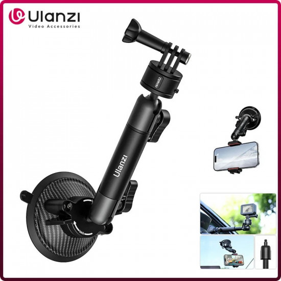 Ulanzi ZJ01 Magnetic Suction Cup Mount For Action Camera Smartphone