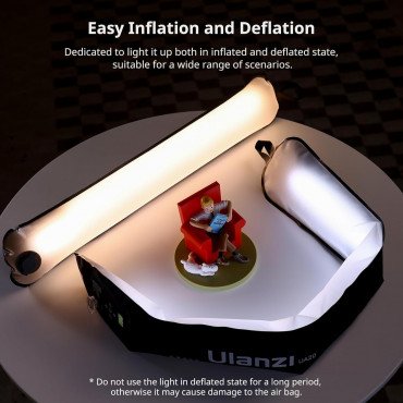 Ulanzi UA20 20W Portable Air Tube Bi-Color LED Light Ulanzi UA20 20W Portable Air Tube Bi-Color LED Light