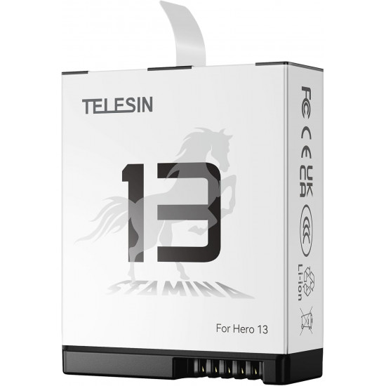 TELESIN 1950mAh Stamina Battery for GoPro Hero 13 TELESIN 1950mAh Stamina Battery for GoPro Hero 13