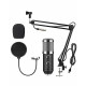 BM 900 USB Microphone Condenser Studio With Stand Tripod And Pop Filter Mic