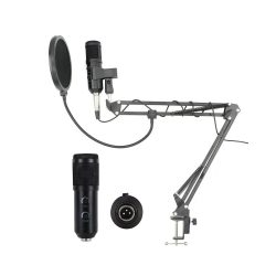 BM 900 USB Microphone Condenser Studio With Stand Tripod And Pop Filter Mic
