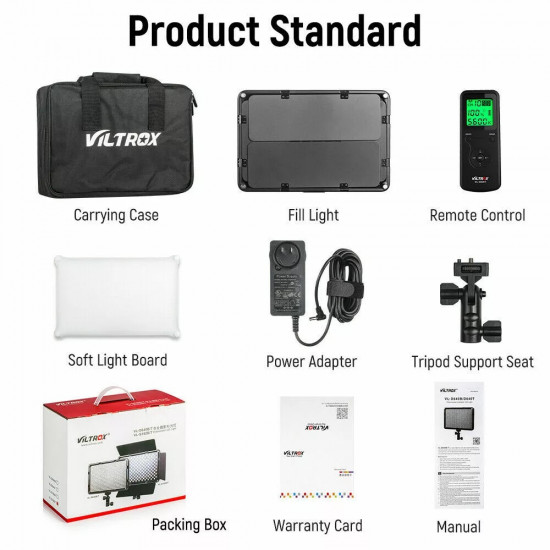 VILTROX VL-192T 45W Bi-Color LED Light Panel VILTROX VL-192T 45W Bi-Color LED Light Panel