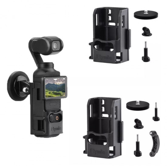 Pocket 3 Magnetic Mount Magnet Bracket Expansion Adapter Holder with Cold Shoe Pocket 3 Magnetic Mount Magnet Bracket Expansion Adapter Holder with Cold Shoe