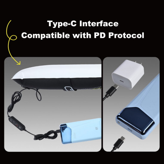 NiceFoto AT-200AU 20W Portable Air Tube Bi-Color LED Light