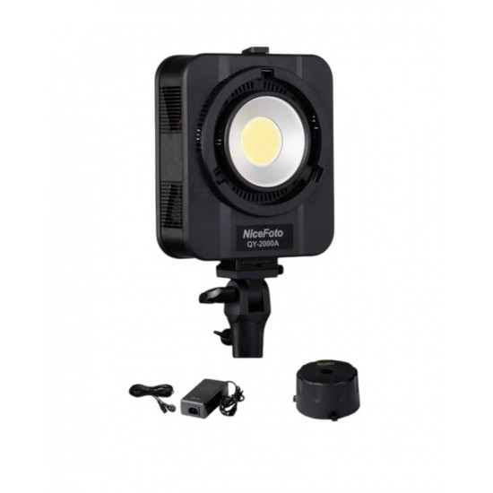 NiceFoto QY-2000A 200W Bi-Color Portable LED Video Light