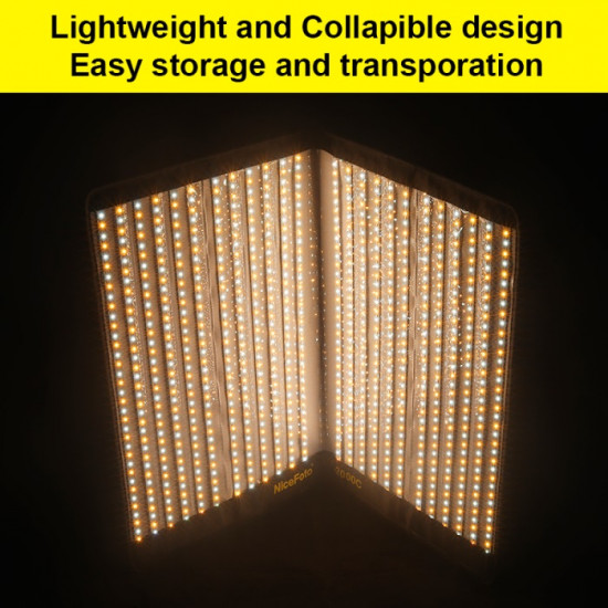 NiceFoto VB-2000C RGB Folding Fabric LED Light