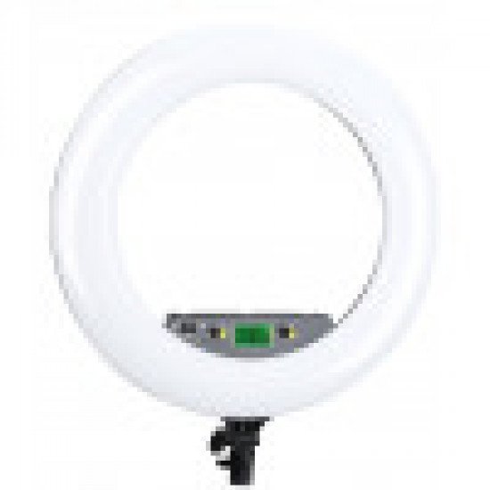 NiceFoto LR-480AII 50W 18″3200-6500K Dimmable Diva LED Ring Light with Stand