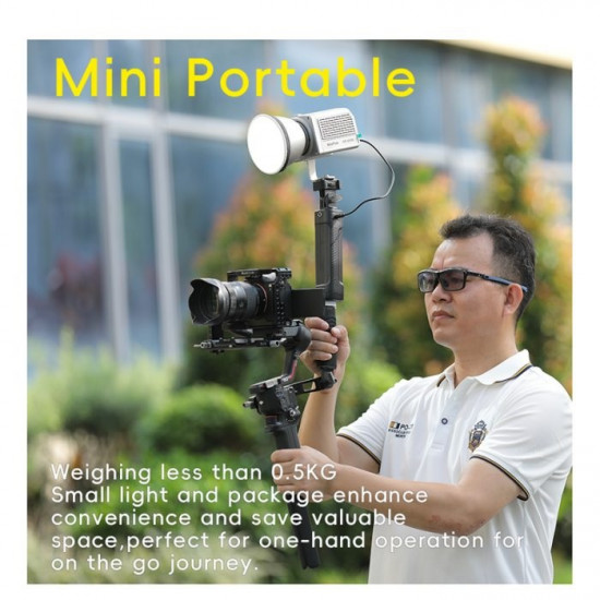 NiceFoto AR-600C RGB Mini Portable LED Video Light Photography Fill Light NiceFoto AR-600C RGB Mini Portable LED Video Light Photography Fill Light