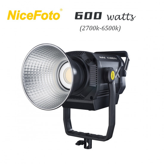 NiceFoto HC-6000A.Pro 600W Bi-Color COB LED Video Light NiceFoto HC-6000A.Pro 600W Bi-Color COB LED Video Light
