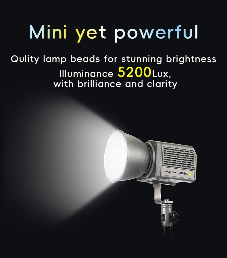 NiceFoto AR-600A Bi-Color Mini Portable LED Video Light Photography Fill Light NiceFoto AR-600A Bi-Color Mini Portable LED Video Light Photography Fill Light