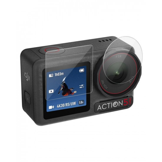 Tempered Glass LCD Screen Protector for DJI Osmo Action 5 Pro
