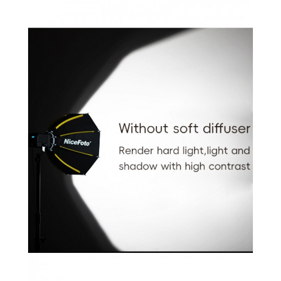 NiceFoto mini-Φ50g Quick Release Mini Bowens Mount Softbox 50cm