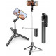 Selfie Stick R1-L with Tripod Stand 67 Inch Long with 7 Section Stable Base Bluetooth Remote