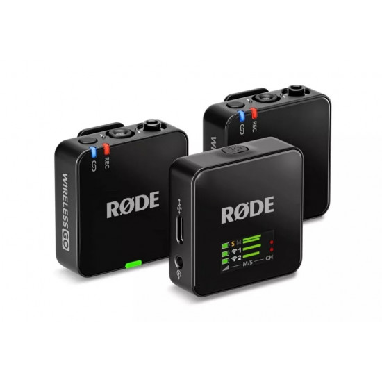 RODE Wireless GO (Gen 3) 2-Person Compact Digital Wireless Microphone System RODE Wireless GO (Gen 3) 2-Person Compact Digital Wireless Microphone System