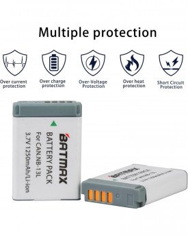 NB-13L for Camera Battery Powershot G1 X Mark II, G5X, G5 X Mark II, G7X, G7X Mark II, G7 X Mark III, G9X, N100, SX620 HS NB-13L for Camera Battery Powershot G1 X Mark II, G5X, G5 X Mark II, G7X, G7X Mark II, G7 X Mark III, G9X, N100, SX620 HS