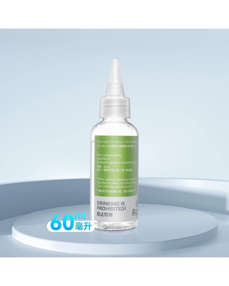 TELESIN Atomizer Liquid for C40 Portable Fog Machine (60mL)