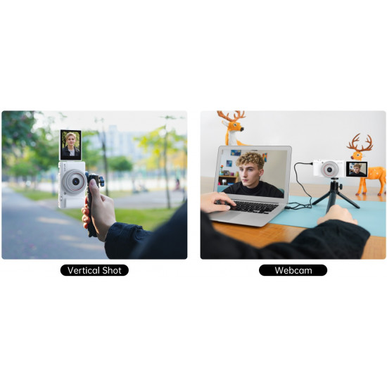 SJCAM ZV200 12MP Digital Camera (White)