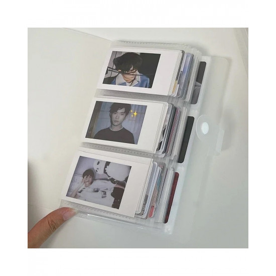 Instax Mini Film Transparent Photo Book Album 300 Pockets for Fujifilm Instax Film 7/8/9/10/11/12/Evo