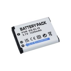 Camera Battery 1200 mAh for EN-EL19 for Nikon Coolpix S32 S33 S100 S2500 S2750 S3100 S3200 S3300 S3400 S3500