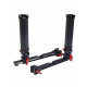 Stabilizer Dual Handle Grip Extension Arm Adjustable Light Monitor Bracket Stand For RS2/RSC2/RS3 Mini/RS3/RS4 Pro
