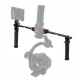 Stabilizer Dual Handle Grip Extension Arm Adjustable Light Monitor Bracket Stand For RS2/RSC2/RS3 Mini/RS3/RS4 Pro