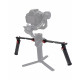 Stabilizer Dual Handle Grip Extension Arm Adjustable Light Monitor Bracket Stand For RS2/RSC2/RS3 Mini/RS3/RS4 Pro