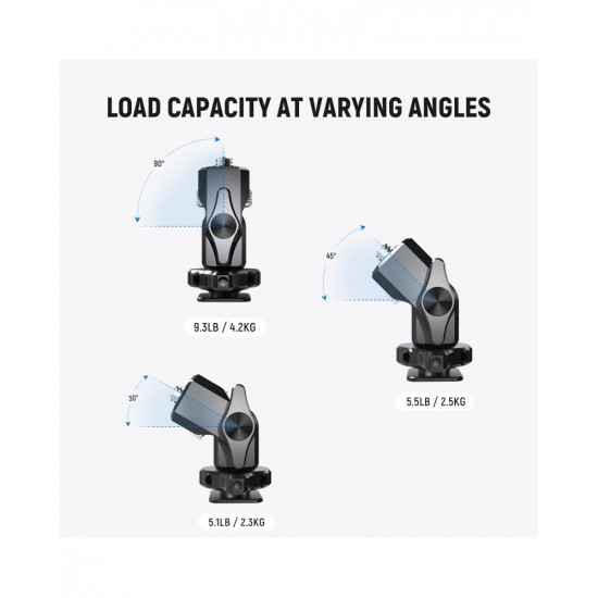 NEEWER MA002 Field Monitor Holder with Cold Shoe Mount